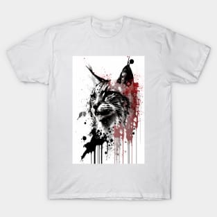 Bobcat Ink Portrait T-Shirt